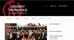 Desktop Screenshot of crossfitmetropolis.com